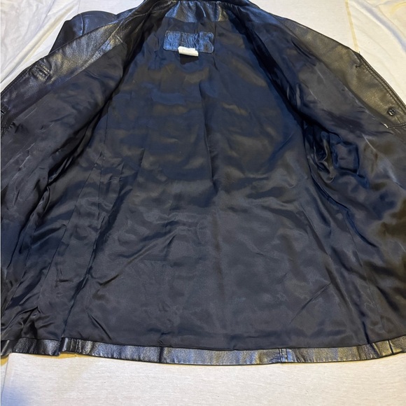 Leather ranch Black Leather Jacket for Women - Picture 6 of 7